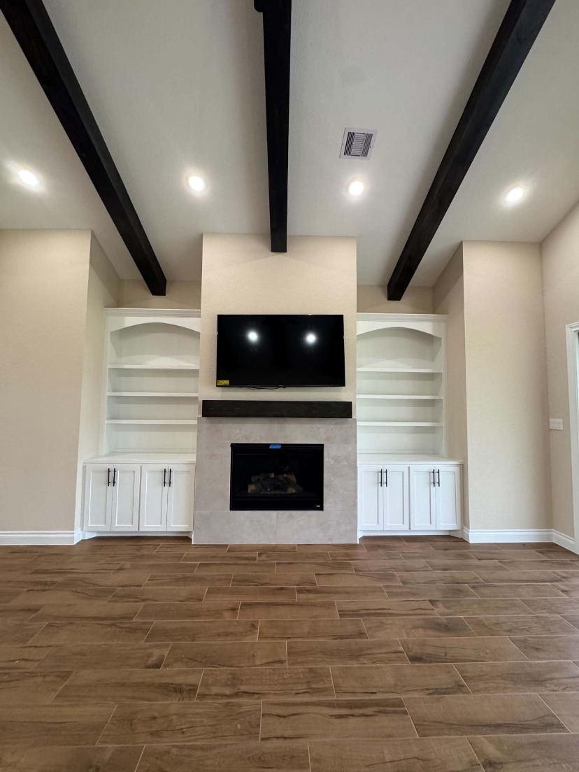 Custom Fireplace Built-Ins by Rodriguez Cabinets in Houston